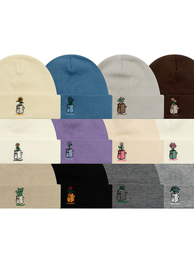 GRAF原创品牌【FlowerShop】BooGhost可爱鬼2.0花卉针织暖毛线帽