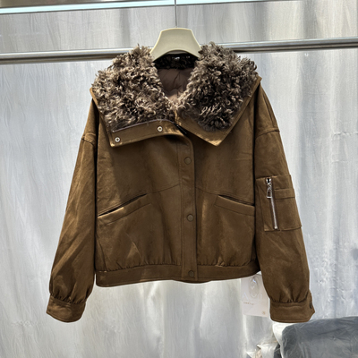 无帽90%新款时尚休闲保暖羊卷毛