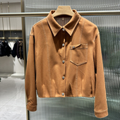 商场同款 翻领单排扣气质百搭休闲休闲夹克外套6203 时尚 2026春季 款