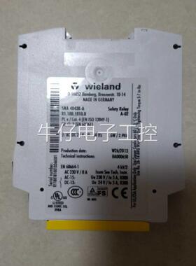 正品德国WIELAND安全继电器SNA 4043K SNA4063KL 4003K-A SNE 40