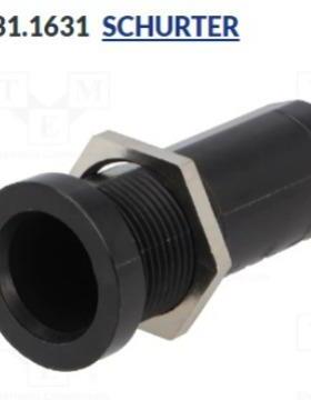 0031.1631保险丝座; 圆柱形保险丝; 5x20mm,6.3x32mm