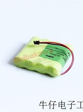 4N-600AA 4.8V 600mAh SANYO Cadnica 镍氢 镍镉 充电 电池组