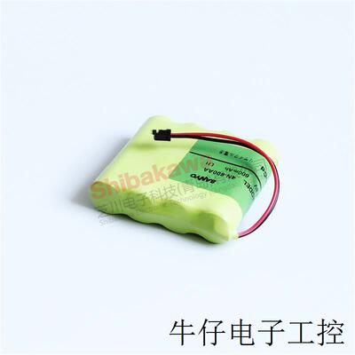 4N-600AA 4.8V 600mAh SANYO Cadnica 镍氢 镍镉 充电 电池组