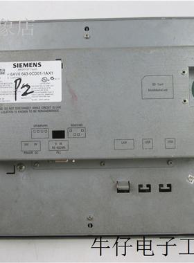 适用于SIEMENS MP277 10寸触摸屏 6AV6 643-0CD01-1AX1 现货实图