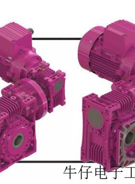 YILMAZ电机EV075.X0-90L/4,带有电机和IEC B5 / B14法兰输入