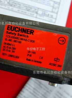 Euchner安士能 085180 开关TZ2LE024RC18VAB-C1826全新仪价