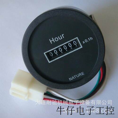 工程机械压路机挖掘机发电机组机器工作计时表