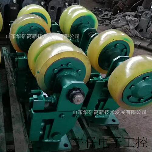 抗油性高导向滚轮罐耳 单轮罐道缓冲轮 LS44.6绞车导向滚轮罐耳