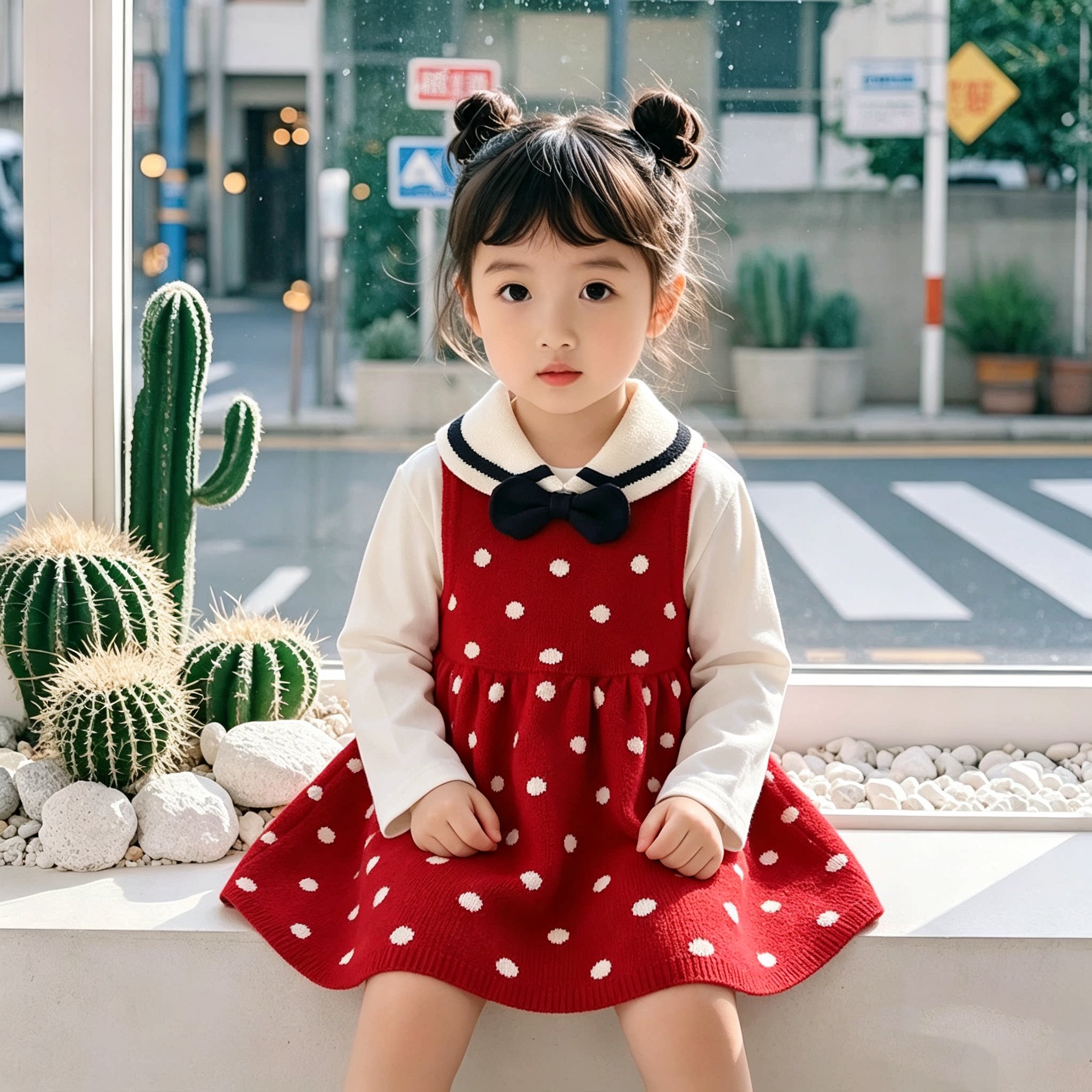 女童毛衣连衣裙无袖马甲裙背心裙