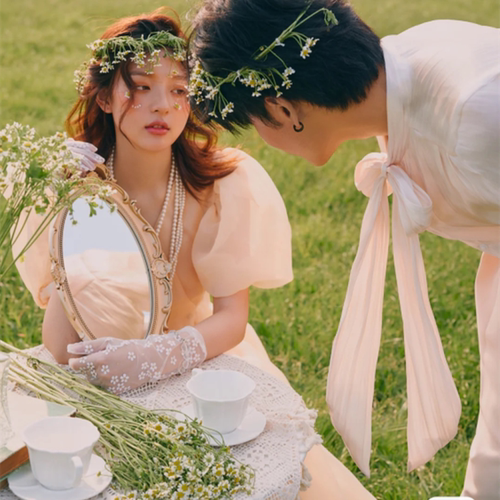 欧式复古化妆镜复古宫廷