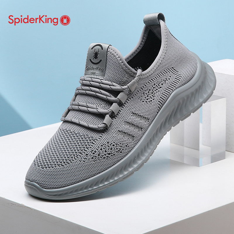 蛛蜘王男鞋官方旗舰店蜘蛛网知蛛王知珠王休闲鞋运动鞋知朱网鞋男