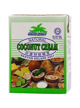 马来西亚进口兴源高浓度椰浆果浆家庭装coconut cream包邮200ML