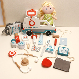 儿童过家家仿真医生药包救护车套装 6岁7益智礼物 打针玩具男女孩3
