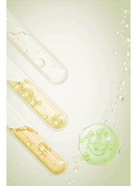 XB2C4D模型OC渲染3D立体美妆细胞分子护肤背景