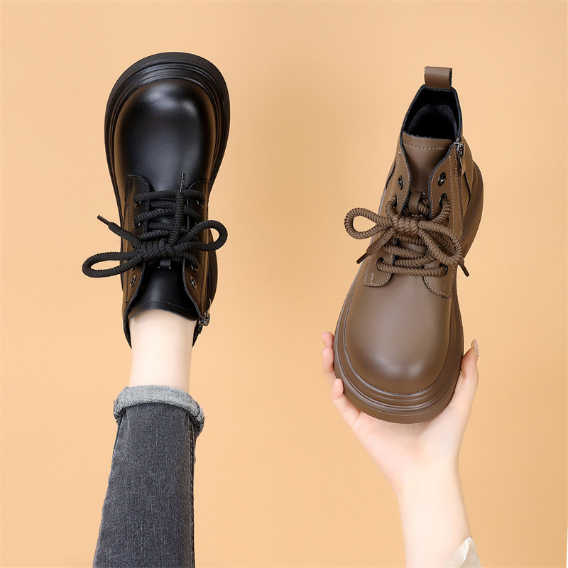 低帮马丁靴女2025新款秋季单靴英伦风厚底时尚洋气短筒显瘦小短靴,女鞋,马丁靴,淘宝优惠券,粉丝福利购,淘宝优惠卷