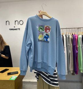 韩国东大门NONO正品卡通卫衣女2025新款韩版春秋ins宽松慵懒风