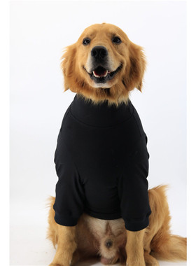 HippyPuppy大狗纯棉弹力长袖高领打底衫大型犬服装