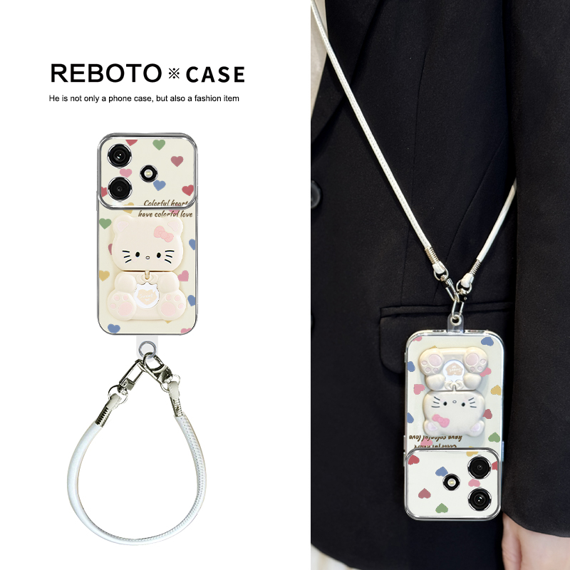 明星同款斜挎大视窗手机壳