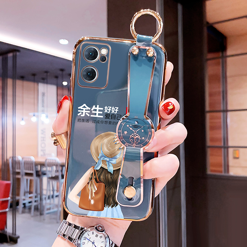 opporeno7手机壳新款斜跨挂绳