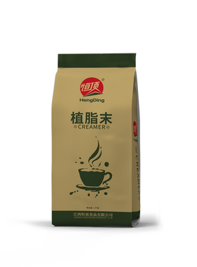5包包邮恒顶植脂末商用奶茶原料伴侣零反白色奶精粉小包装1KG煮粥