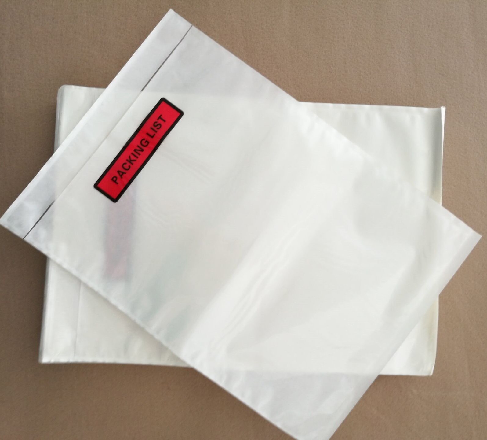 全尺寸背胶袋A4A5唛头袋密封回单袋发货清单贴箱袋单据袋