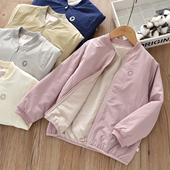 外套棉衣内胆宝宝中大童校服神器 儿童男女童拉链开衫 百搭童装 冬款