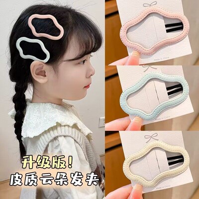 云朵发夹儿童大号bb夹子女童后脑勺碎发神器女孩发卡宝宝韩版头饰
