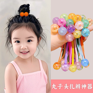 彩色小皮筋儿童可爱发饰头绳发圈发绳女童彩色小皮筋儿童可爱发饰