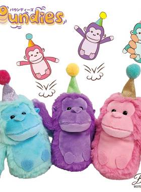 bestever大猩猩捏捏乐手掌大小的可爱动物解压玩具