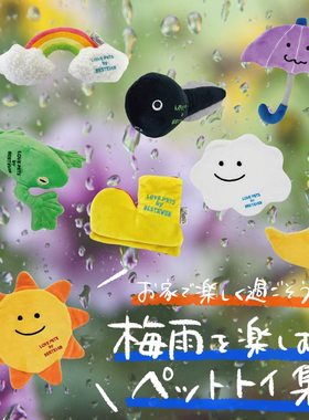 bestever宠物玩具可藏食互动逗乐太阳月亮云朵