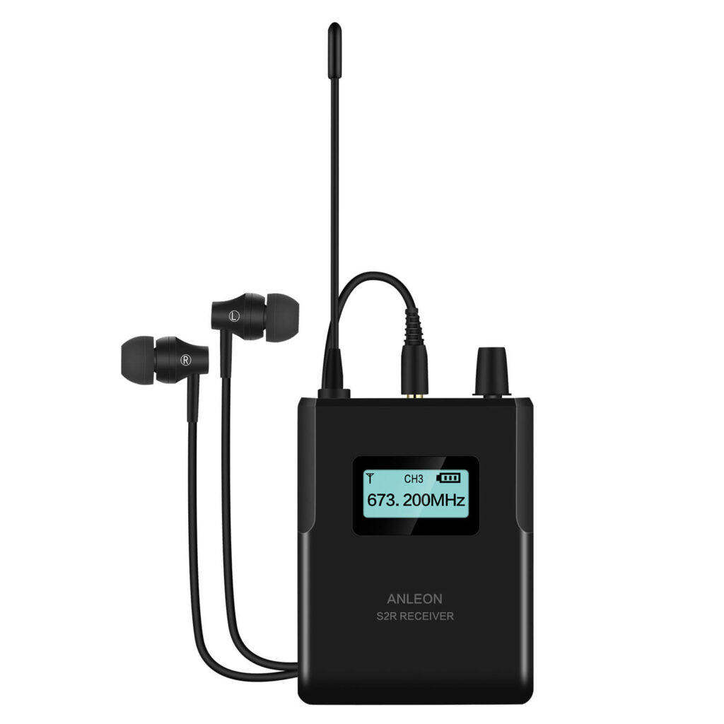 anleon S2 接收机耳返舞台演出歌手乐队入耳式耳机伴奏670-680mhz