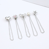 腿收口器挽边扣拖地裤 脚改短神器防拖地固定裤 磁吸扣 子收裤 牛仔裤