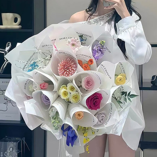 同城鲜花速递一岁一礼花束花成人礼生日礼物生日鲜花混搭鲜花花束