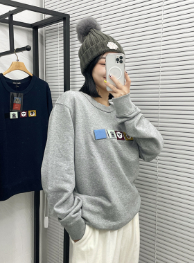 CHIOSTUDIOS韩国原单外贸男士卫衣 高克重纯棉拉绒面绒毛里052