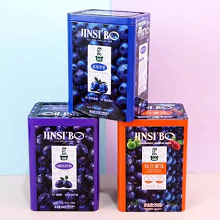 金斯泊蓝莓李果铁罐礼盒装西梅综合蜜饯果干伴手礼女生解馋零食