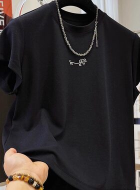 2025超火修身短款短袖T恤女春夏季半袖打底衫内搭独特超好看上衣