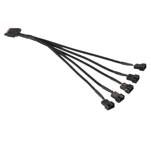 SATA转小4Pin/3Pin电源转接线电脑机箱CPU风扇一分二三四五扩展线