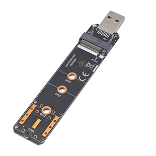 USB3.2 GEN2 10Gbps转NVME协议M.2硬盘盒转A口瑞昱RTL9210开卡用M.2板子NVME PCI-E NGFF固态硬盘SSD转USB3.1