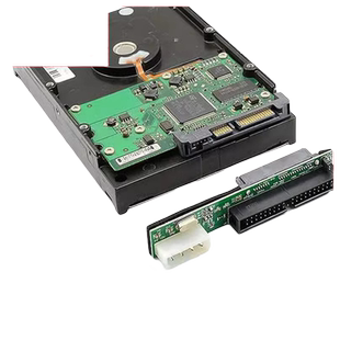 包邮SATA转IDE硬盘转接卡IDE转SATA卡 串口转并口窄板台式机笔记本sata硬盘转40针并口JM20330芯片SATA PATA
