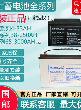 理士蓄电池12V5AH-250AH DJ2V全系列UPS机房EPS直流屏用 官方正品