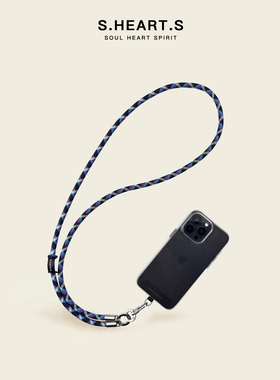 SHEARTS高级感手机壳吊绳斜挎式可斜背防盗电话挂绳男女挂脖百搭