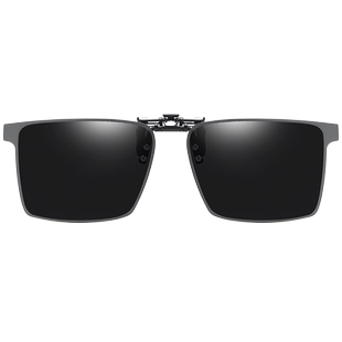 2024年新款墨镜夹片男士开车专用驾驶偏光近视太阳眼镜防紫外线潮