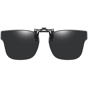 墨镜夹片男士女潮近视眼镜夹片式超轻偏光钓鱼驾驶太阳镜开车专用