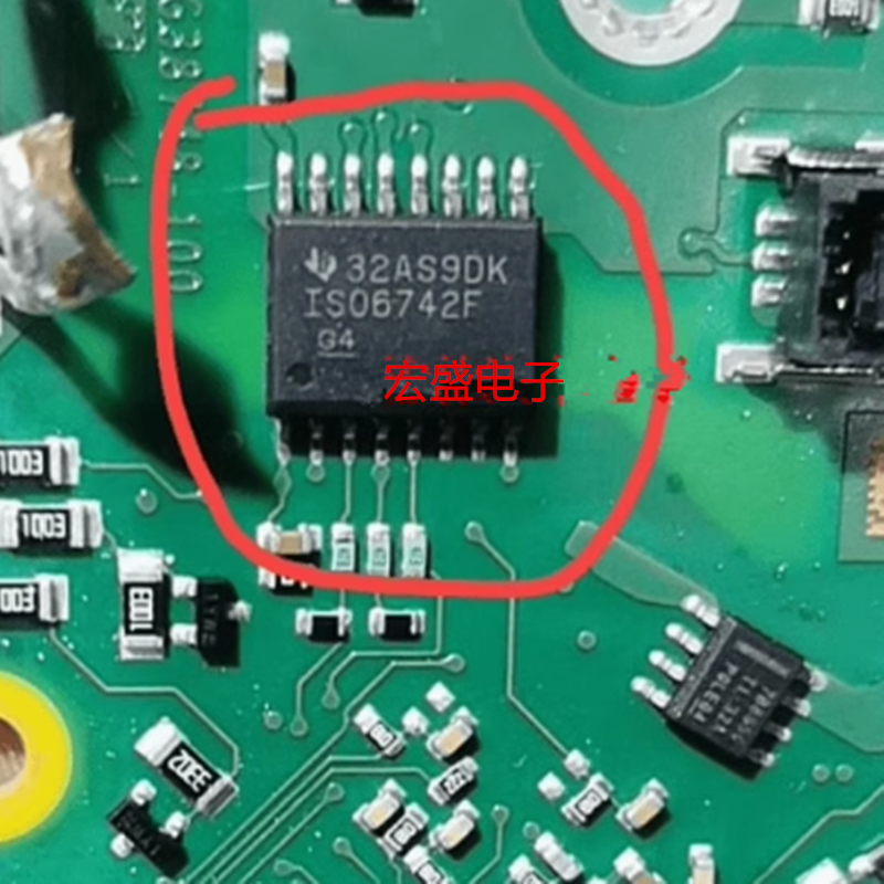 ISO6742FDWR ISO6742F WSOP-16封装 四通道数字隔离器IC 原装