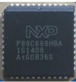 P89C668HBA PLCC44 单片机嵌入式微控制器 现货 可直拍