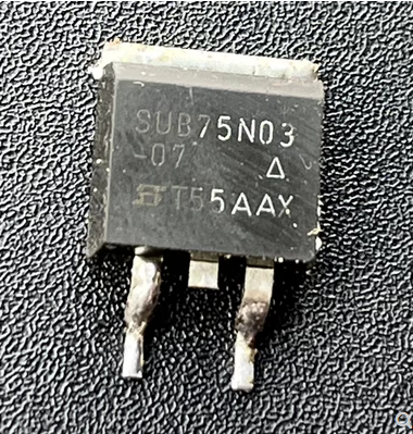 原装进口原字 SUB75N03-07 75N03 TO-263贴片场效应管/测好