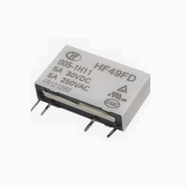 HF49FD 005-1H11 汽车电脑板5V继电器 4脚 全新