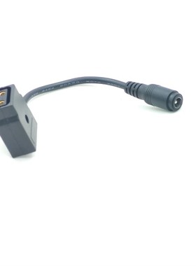 DC2.1公头转D-Tap母头 电源转接线 5521转B型口 V口电池供电