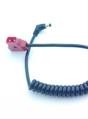 D-TAP BMCC BMPC 4K摄像机供电线B型口转DC2.5弹簧线监视器电源线