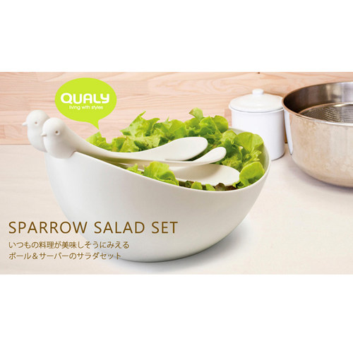 qualy泰国纯进口沙拉搅拌碗